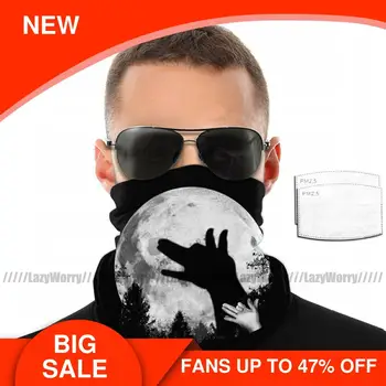

Scary Dog Mouth Face Mask Bark At The Moon Facial Mask with 2 Filters Lovely Fashion Adult Mask