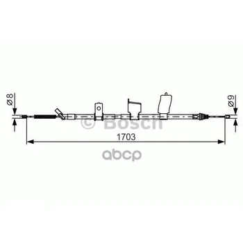 

Cable Stoyan TORM Leo Nissan Qashqai Qashqai 2 Bosch art. 1987482338