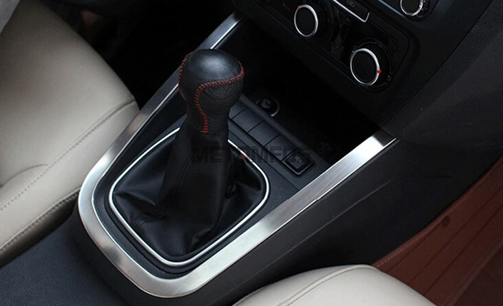 Для Volkswagen Jetta 6 2012 2013 Матовая коробка переключения передач накладка декоративная рамка интерьерные аксессуары для автомобиля Стайлинг