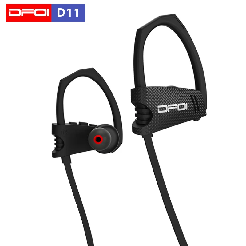 Беспроводные Bluetooth наушники DFOI D11 спортивные IPX5 водонепроницаемые беспроводные