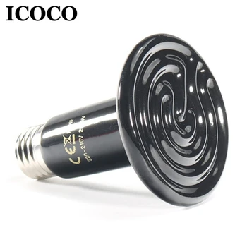 

IR Heat Emitter Basking Ceramic Bulb 25W/50W/75W/100W/150W/200W Reptile Infrared Heater Lamp For Pet reptiles and amphibians