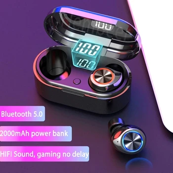 

TW80 Bluetooth Earphones Wireless Earbuds Noise Canceling Headset with Microphone for xiaomi redmi For iPhone phone earphone