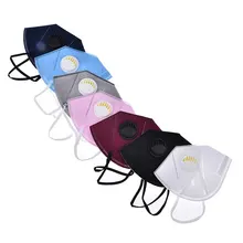 Хлопок PM2.5 анти-Дымчатая маска фильтр из активированного угля респиратор рот Муфельная черная маска лицо дыхательный клапан Анти-пыль рот маска