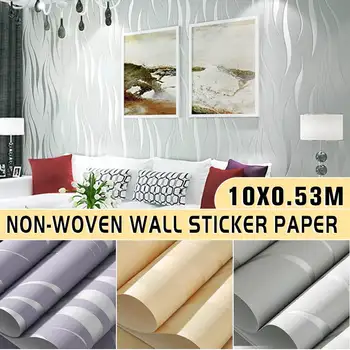 

Modern 3D Abstract Geometric Wallpaper Roll For Room Bedroom Living room Home Decor Embossed Wall Paper Grey Beige White Purple