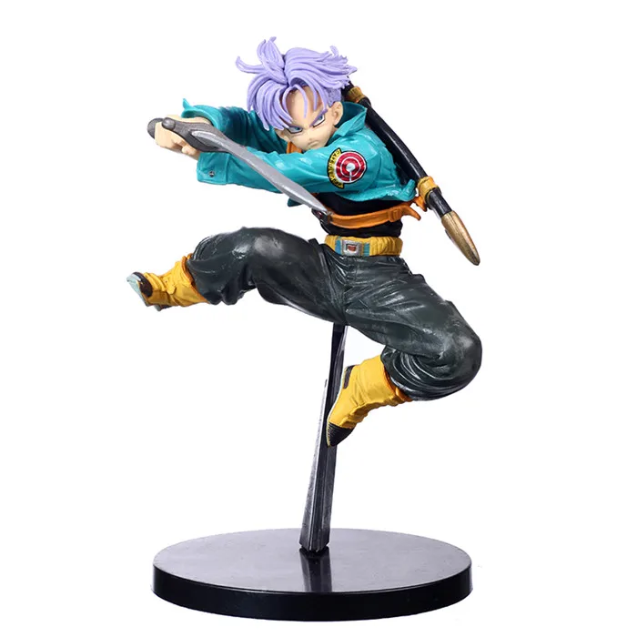 Dragon Ball Z BWFC Супер Saiyan плавки, первое приближение, прыжок вверх, фиолетовые волосы, фигурка ПВХ, фигурка, модель, драконий жемчуг, игрушки trunks - Цвет: WS51