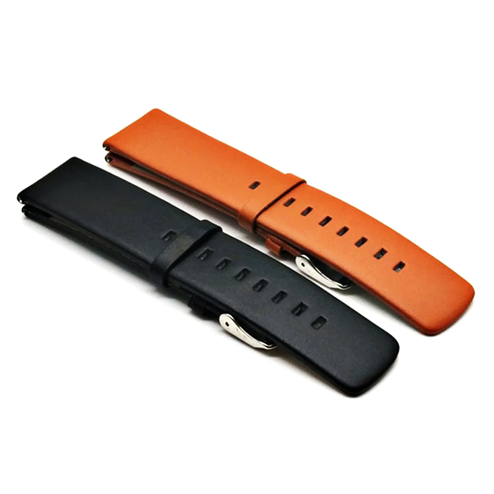 Hangrui 22 мм кожаный ремешок для часов Xiaomi AMAZFIT Pace Stratos 2 Универсальный браслет для HuaMi Amazfit GTR 47 47 мм мягкий ремешок