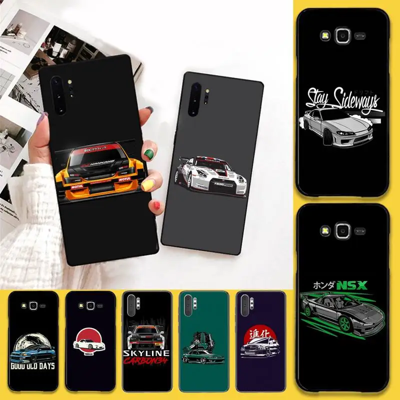 HPCHCJHM Cool Japan JDM спортивный Мягкий силиконовый чехол для телефона Samsung Note 7 8 9 10 pro Galaxy