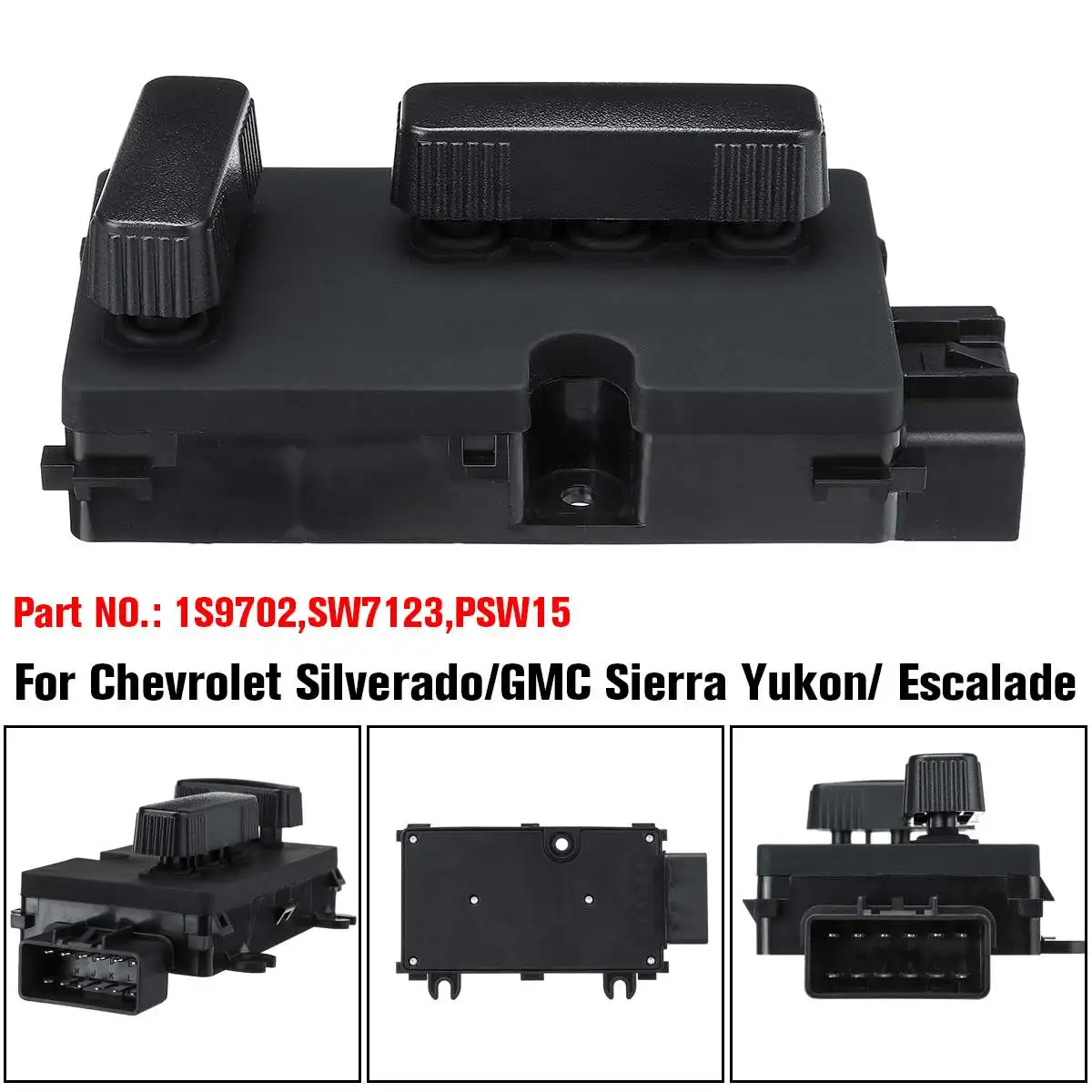 NEW1PCS 8-позиционный сиденье водителя Переключатель автомобильные аксессуары для Chevrolet Silverado для GMC Сьерра-для Cadillac Escalade 12450166