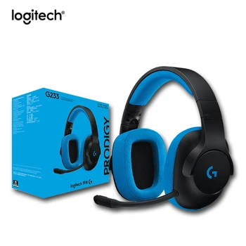 

Original Logitech G233 Gaming Headset Wired Control Headphone Work with PC PS4PRO Xbox One Smartphones and Tablets for All Gamer