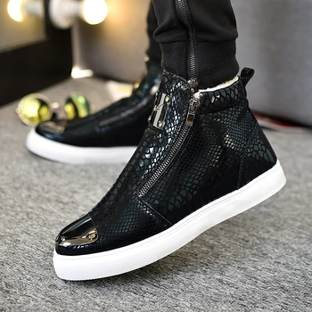 

Youth Trend Autumn and Winter Men's Shoes and Suede Cotton Shoes Men's Comfortable Shoes and Boots