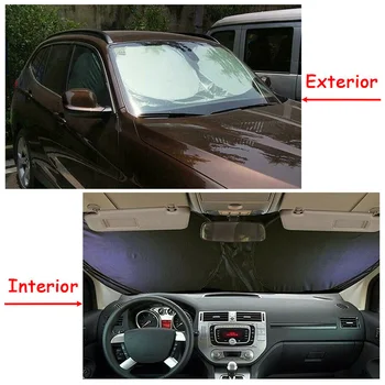 

Anti-UV Car Windshield Sunshade Sunshade Sun Shade Silver Sunscreen 150*70CM