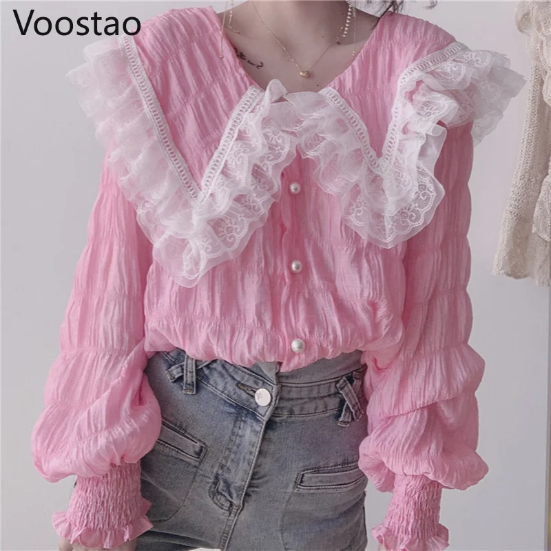 sweet-fashion-blouse-women-elegant-puff-sleeve-lace-mesh-tops-girls-lolita-style-peter-pan-collar-chiffon-shirts-blusas-mujer