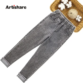

Jeans For Girls Solid Color Girl's Jeans Casual Style Jeans Kids Spring Autumn Clothes For Girls 6 8 10 12 14
