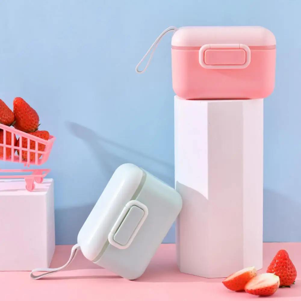 400/800ml Travel Outdoors Portable Light Baby Milk Powder Storage Box Leakproof Case Milk Powder Container Dispenser