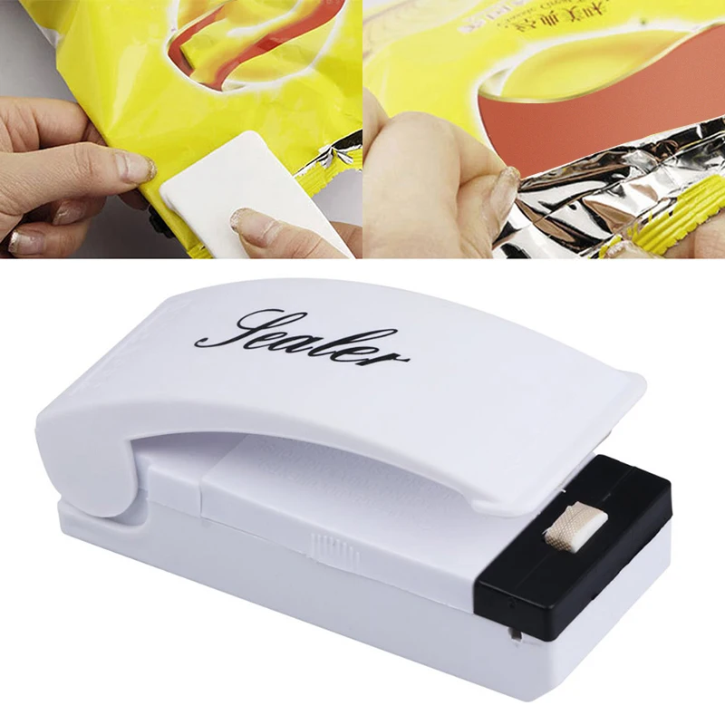 

Electric Hand Press Food Sealer Plastic Bag Heat Sealer Packaging Machine with Magnetic Base Instant Heat Sealer Handy Sealing