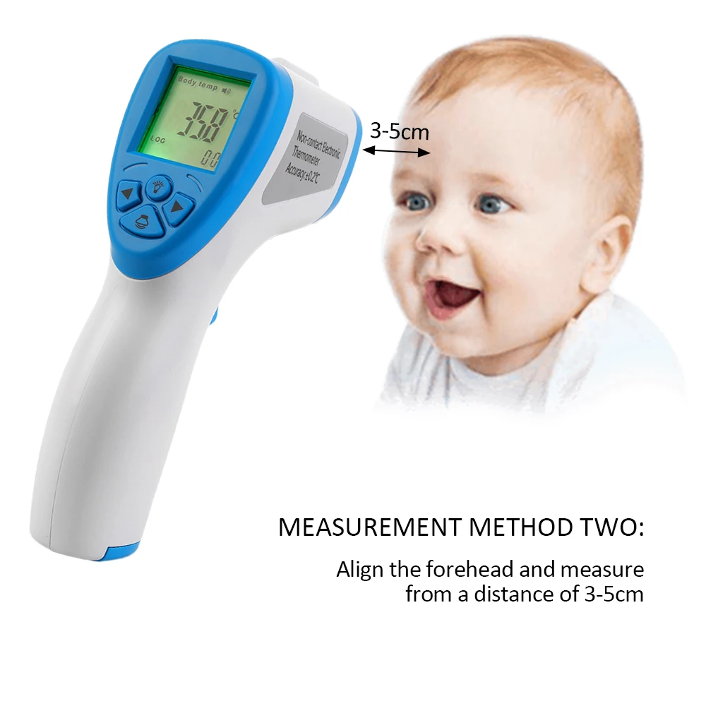 

Baby Thermometer Infrared Digital LCD Body Measurement Forehead Ear Non-Contact Adult Body Fever IR Children Termometro