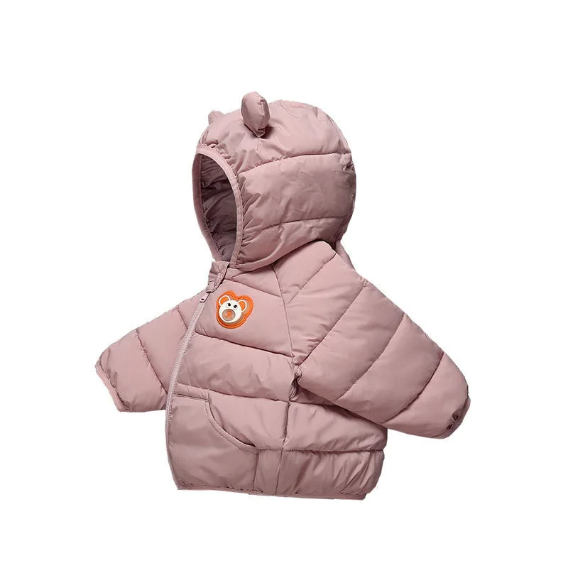 COOTELILI  Autumn Winter Baby Boys Jacket Cotton Thick Kids Girls Parkas Bear Winter Clothes For Baby Boy Warm Coat Children  (4)