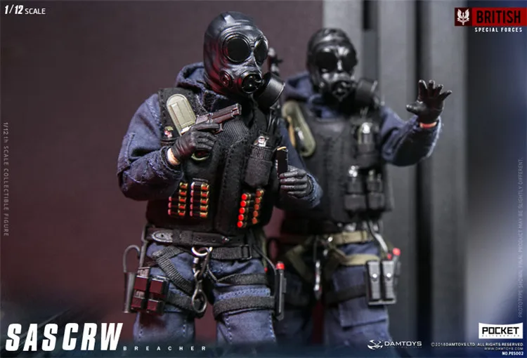 DAMTOYS 1/12 масштаб Британский Воздушный полет SAS CRW Assaulter выключатель припоя фигурку CollectionsPES001/002 мужской фигуры модели