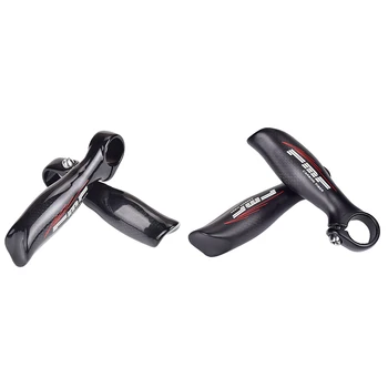 

Pair Bike MTB Cycling Carbon Handlebar Ends Non-slip Handle Bar Road Mountain Durable MTB Bicycle Accessories