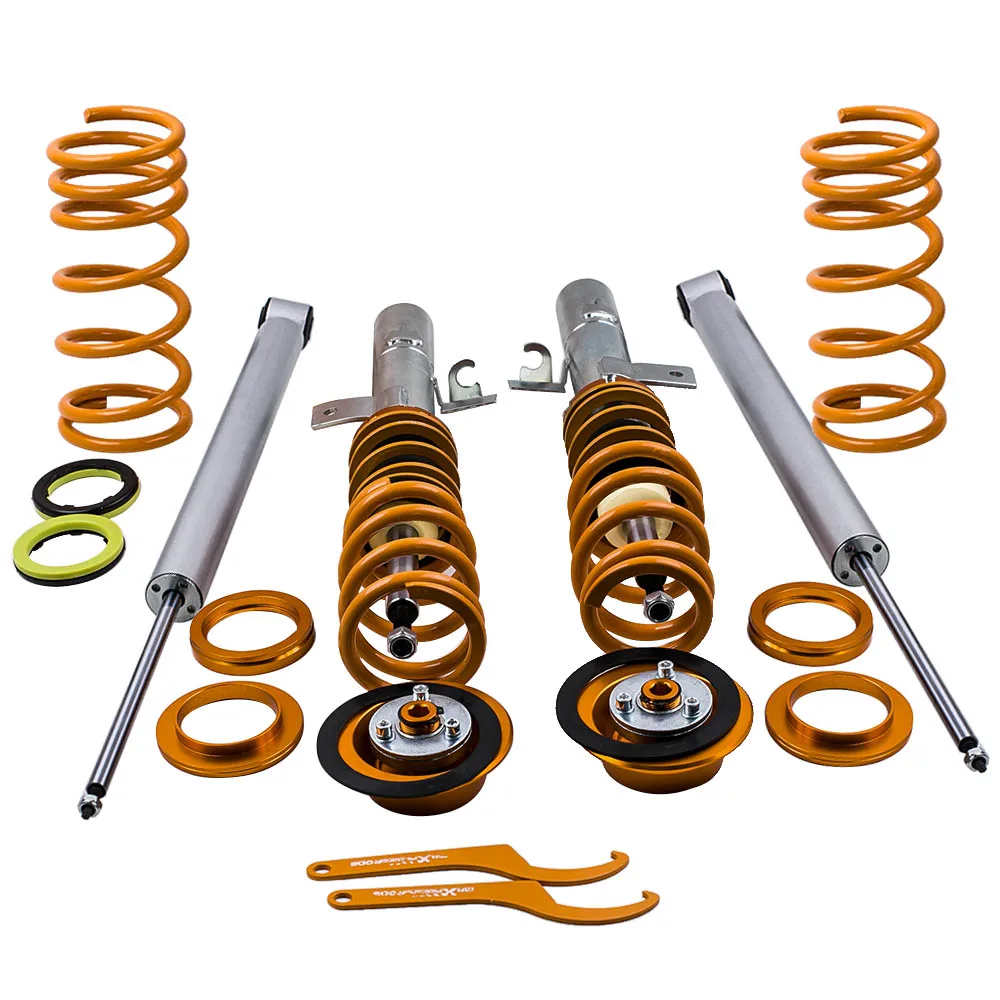 Parts Accessories V50 Coilovers Spring Struts For Volvo S40 C70 Full Set Shocks Suspension Car Truck Parts