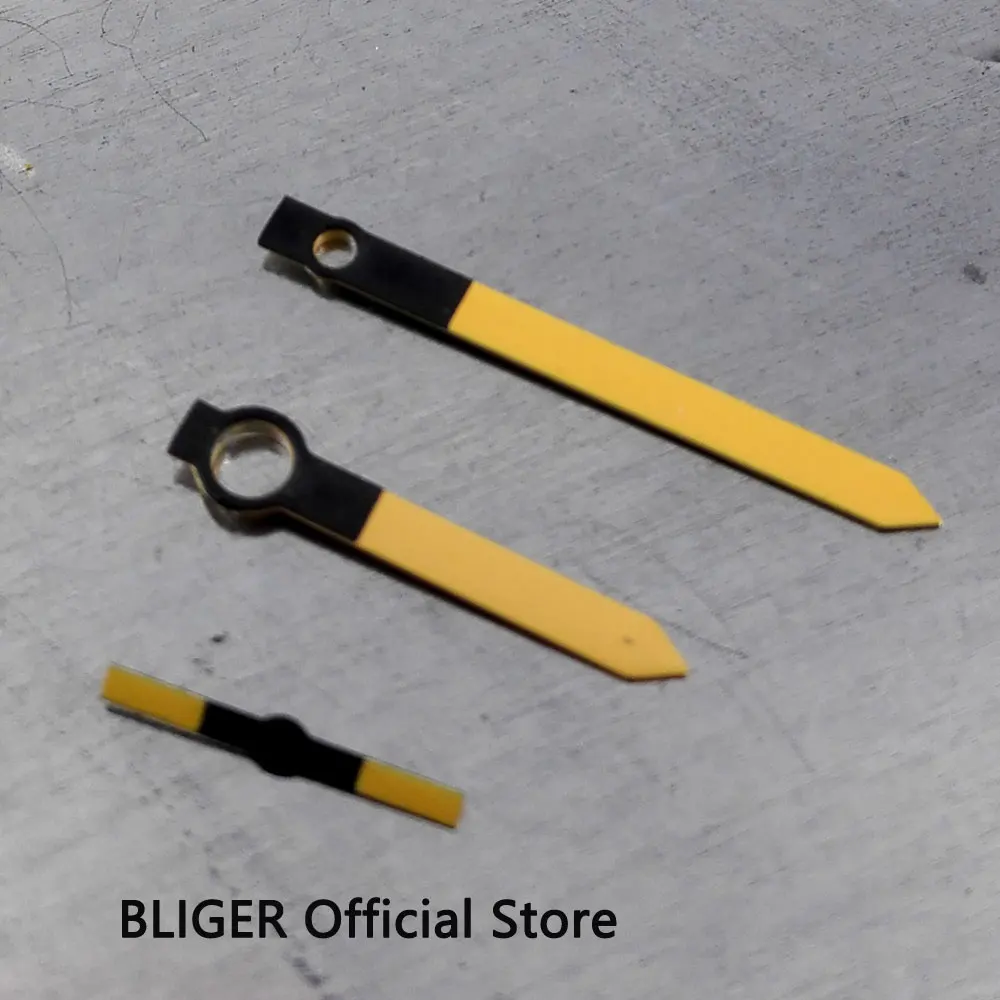 BLIGER белый Нержавеющая сталь часы рук пригодный для ETA 6497 6498 ST36 серии ручной подзаводом H23
