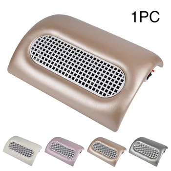

Salon Vacuum Cleaner Suction Machine Home Fingernail Art Portable Desktop Quiet Manicure With 3 Fans Nail Dust Collector Tools