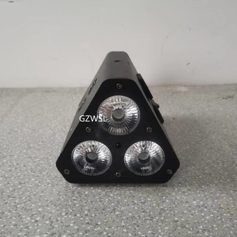 LED Par Cans 3pcs 15W RGBWA 5 in 1 Triangle Par Lights  (4)