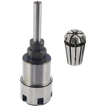 

1/4 inch Shank Router Collet Extension Rod Chuck Holder Extender Adapter for 1/4 inch Shank Drill Bit with 6.5mm Chuck