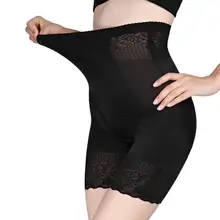 Женское белье с корсетом Shaper тонкие брюки с животиком Высокая талия черные кружевные женские шорты корсет Gaine Amincissante Femme#2L26