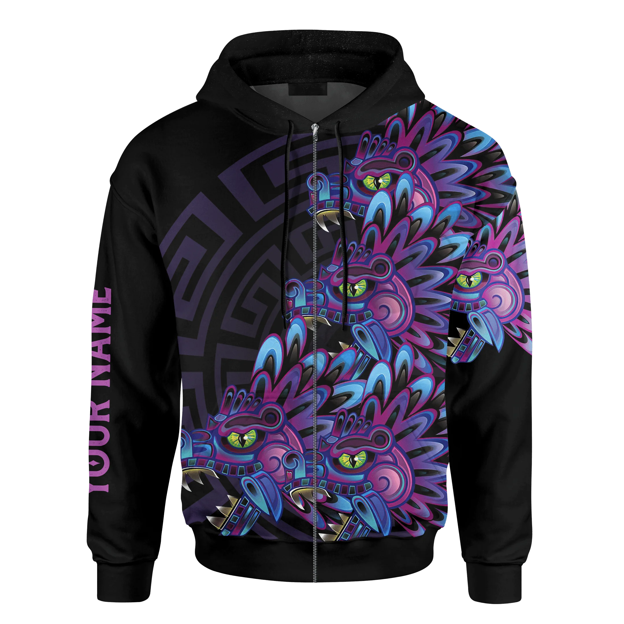 PLstar Cosmos 3Dprint Newest AZTEC MYTHOLOGY Custom Name Funny Harajuku Streetwear Causal Unique Unisex Hoodies/Sweatshirt/Zip 1