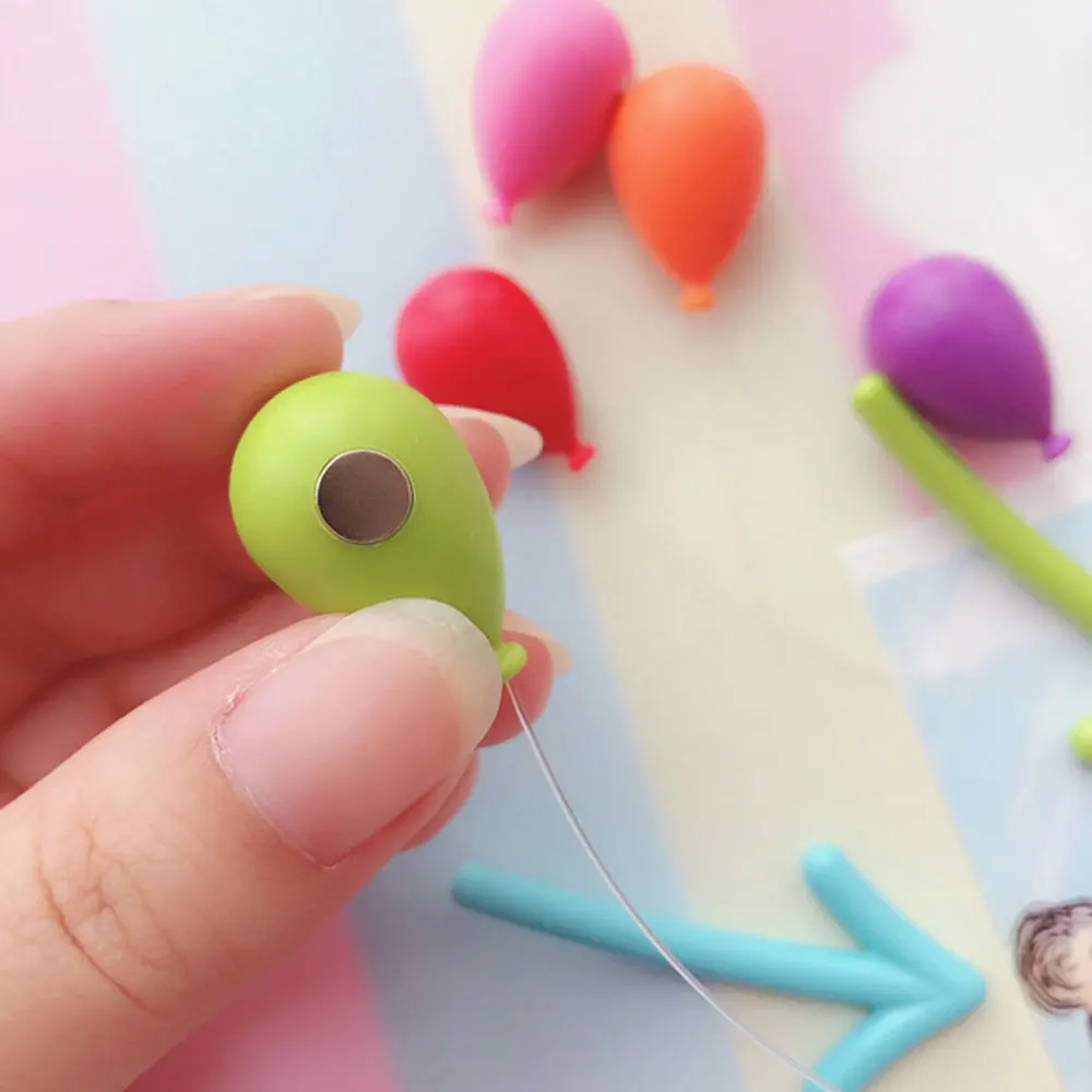 Magnetic Fridge Stickers Decoration Gift Kitchen Cute Balloon Arrow Whiteboard Message Anime