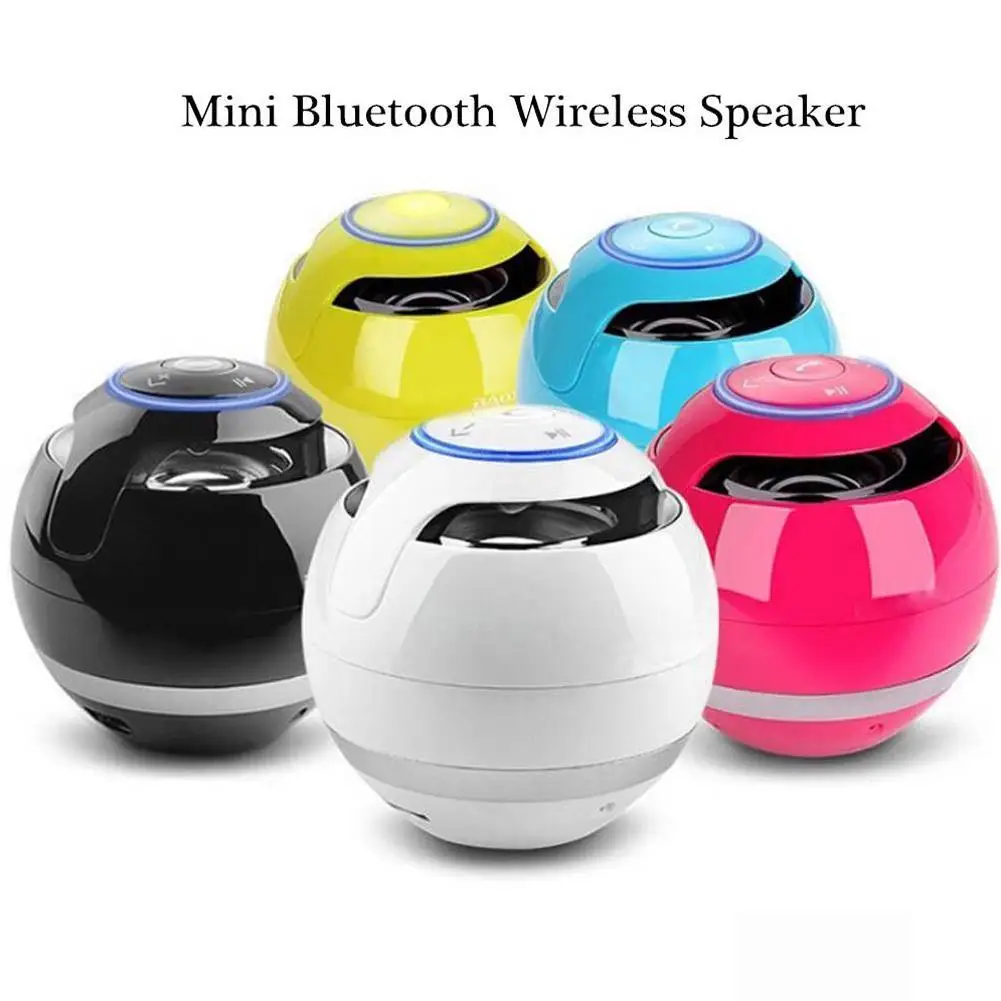 Портативный Колонка беспроводной Bluetooth динамик в форме шара мини Handfree TF fm-радио с микрофоном MP3 Глобус аудио-динамик для мобильного телефона ПК