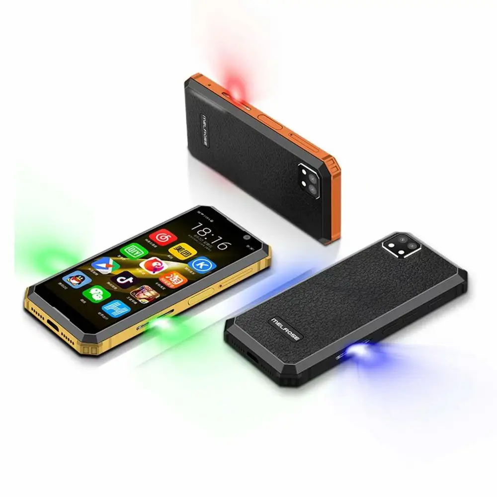 Melrose END Android Telefone Mini Portable Cheap Smartphone 3.4'' Fingerprint ID 5MP 4G 3GB RAM Ultra Slim Mobile Phones