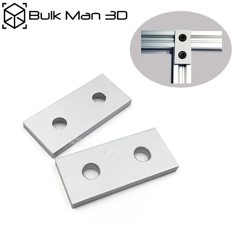 2 Hole Joining Strip Plate for CNC Router 3D Printer V-Slot 20mm Aluminum Extrusion Profiles | Компьютеры и офис