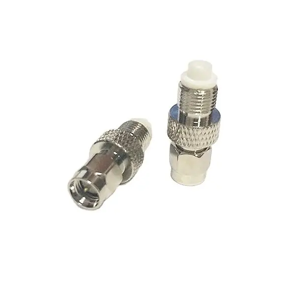 1pc  NEW  SMA  Male Plug  to FME Female Jack  RF Coax Adapter Convertor  Straight  Nickelplated  Wholesale