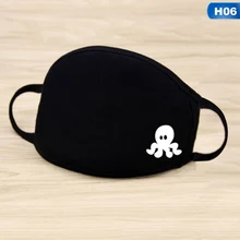 Унисекс зимняя теплая утолщенная маска для рта хлопок теплая пыль респиратор модные черные маски для лица для женщин Анти-пыль