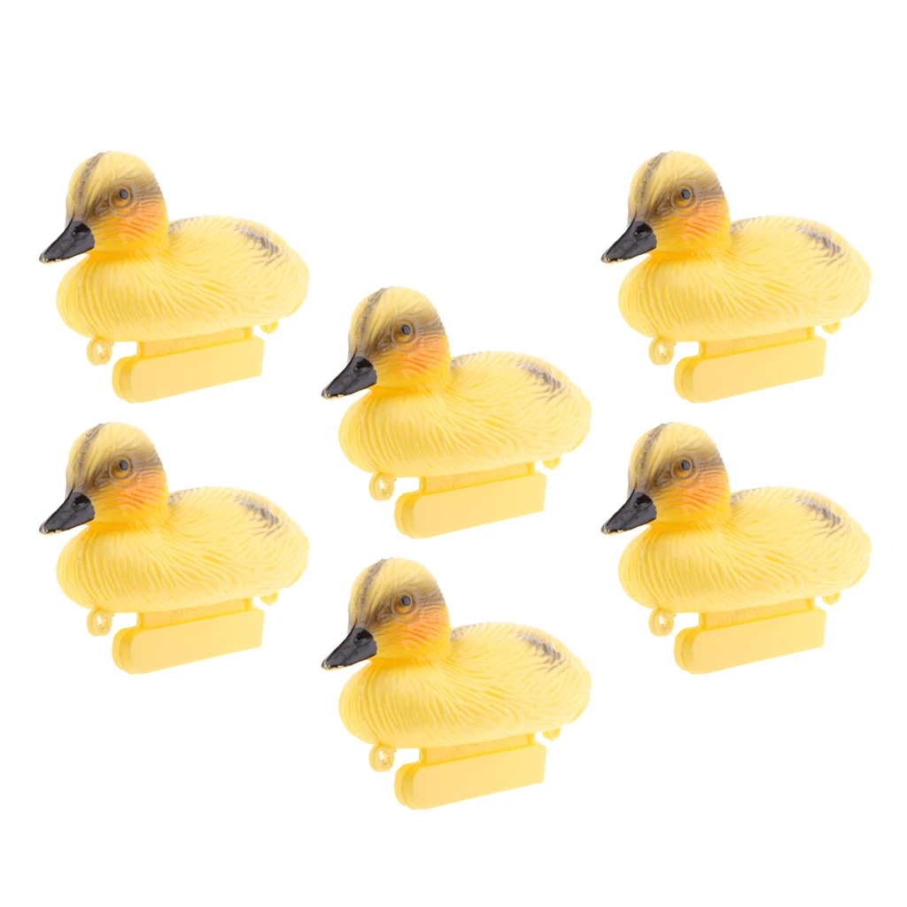 6X Floating Duck Ducklings Fish Pond Ornament Plastic Decoy Mallard Lifesize 6X Floating Duck Ducklings Fish Pond Ornament Plastic Decoy Mallard Lifesize
