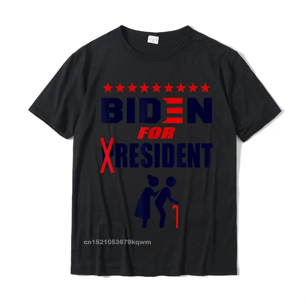 Classic T Shirt Fitted Crewneck Casual 100% Cotton Fabric Men T Shirt Custom Short Sleeve Tees Wholesale Funny Biden 2020 Quote BIDEN for PRESIDENT without quot P quot T-Shirt__4668 black