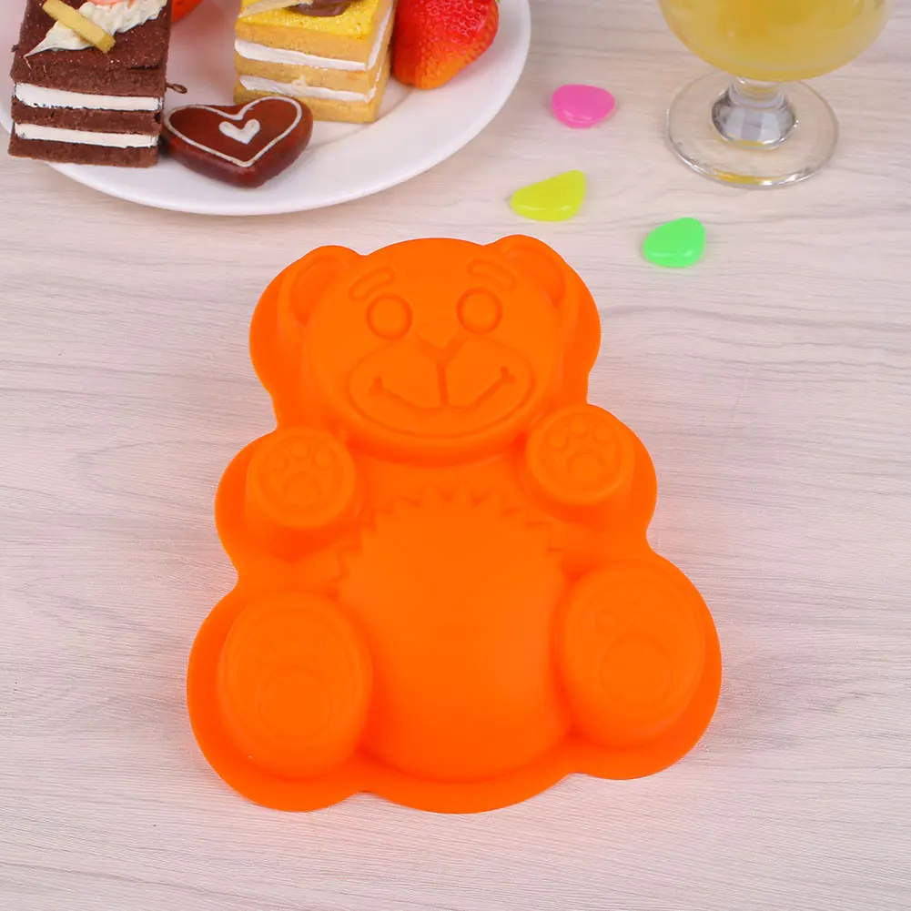 1 шт DIY Мишка Силиконовые формы для торта выпечки инструмент для украшения торта