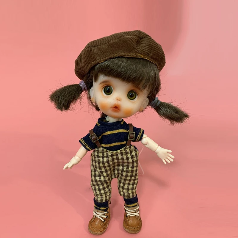 Ob11 детские клетчатые слинги GSC повседневные слинги BJD Molly Детские слинги 1/12 bjd куклы аксессуары для кукольной одежды