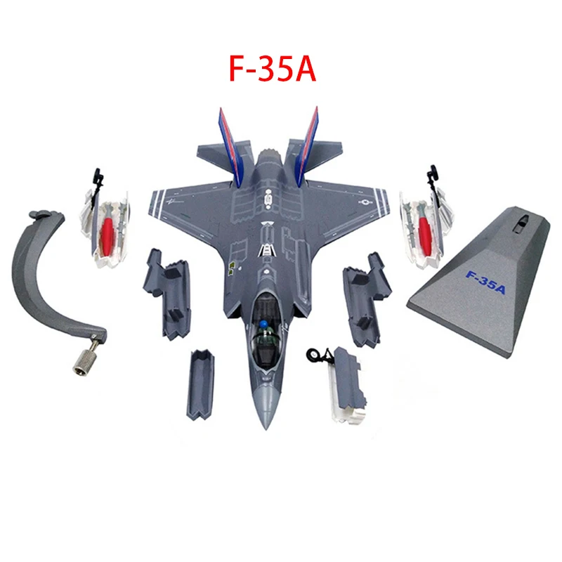 1/72 масштаб сплав самолета F-35 ВВС США F35A F35B F35C Lightning II Объединенный истребитель-бомбардировщик детские игрушки подарок для детей