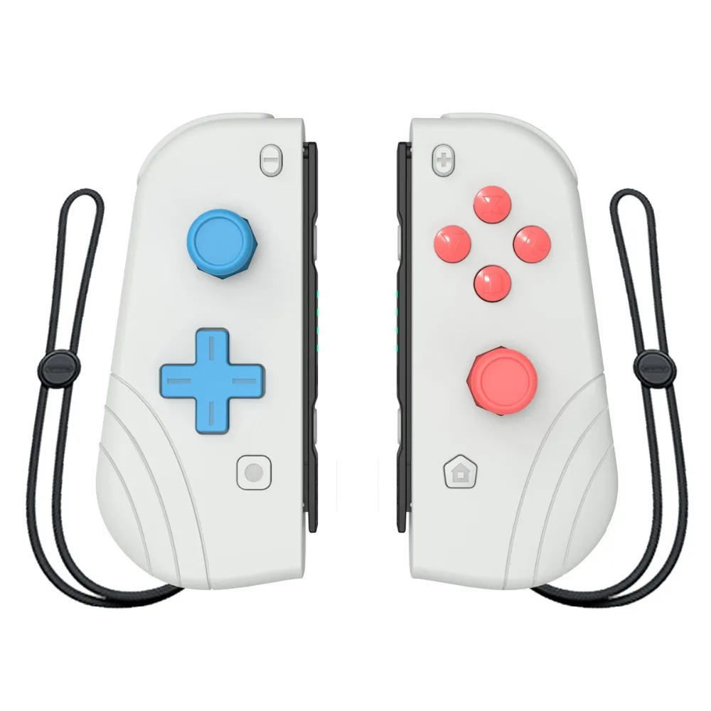 Беспроводной контроллер для nintendo Switch Joy-Cons Joy Cons 2 Вибрация шестиосевая соматосенсорная функция один клик Пробуждение - Цвет: gray gary