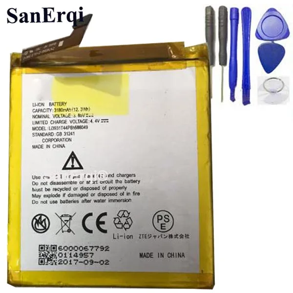 

Li3931T44P8h686049 Battery For Li3931T44P8h686049 Replacement Battery 3180mAh Battery With Tools