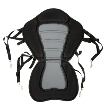 

Kayak Padded Seat Rowing Boat Soft Non-Slip Padded Base Adjustable Backrest With Boat Cushion
