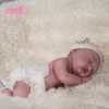 45CM Rebirth Reality Full Body Silicone Baby Walker Cute Baby Doll Very Soft Baby Bath Toy Bonecas Christmas Gift 3