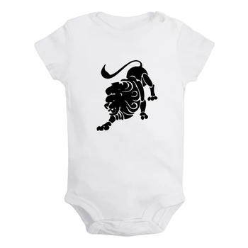 

Constellation Leo Sagittarius Scorpio Tattoo Gemini Symbol Design Newborn Baby Outfits Jumpsuit Printing Infant Bodysuit Clothes