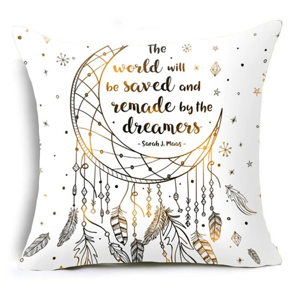 13 Lychee Dreamcatcher Подушка с принтом Чехол 45x45 см красочные полиэфирные Чехлы для подушек для спальни дома офиса - Цвет: 13