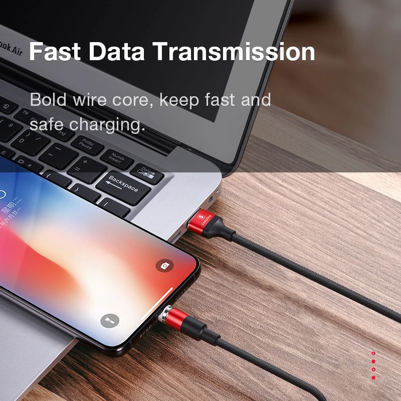 Магнитный usb-кабель SANLEPUS type-C для iPhone, кабель для быстрой зарядки, кабель Micro usb C для xiaomi redmi note 7 pro