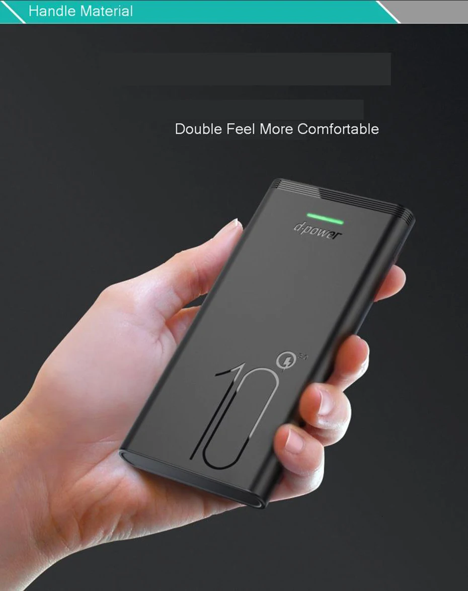 Vogek 18 Вт usb type C PD внешний аккумулятор для iPhone 11 Pro Max huawei samsung 10000 мАч Быстрая зарядка 3,0 внешний аккумулятор