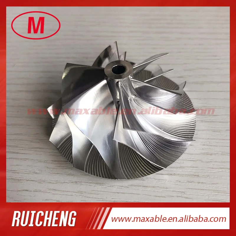 K16 6+6 blades 52.20/66.56mm turbo billet/milling/aluminum 2618 compressor wheel | Автомобили и мотоциклы
